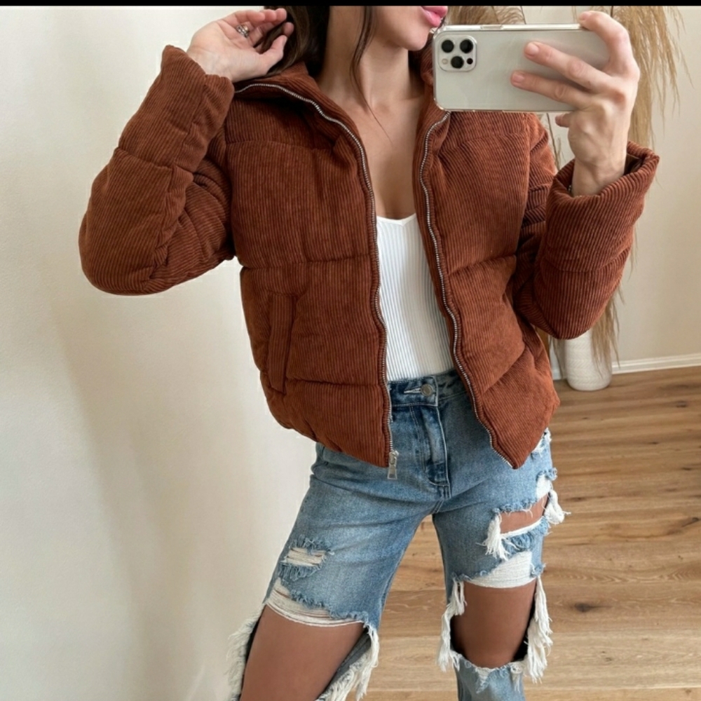 NWT corduroy bomber jacket